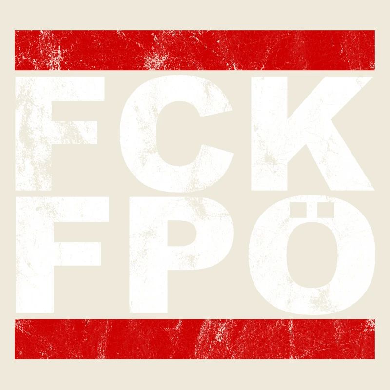 FCK FPÖ - Zeichen setzen gegen Rechts (vintage)
