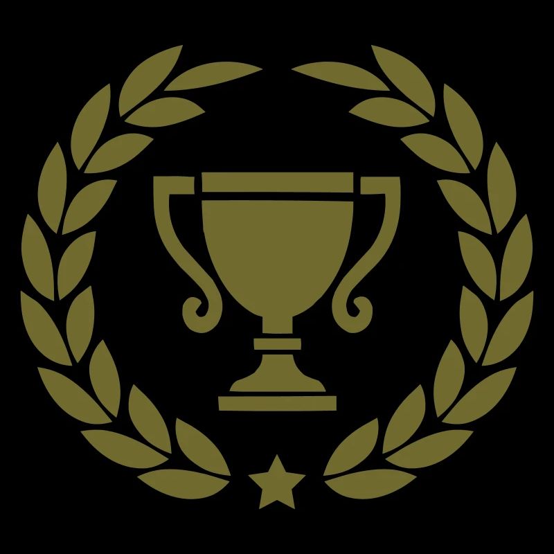 pokal lorbeerkranz