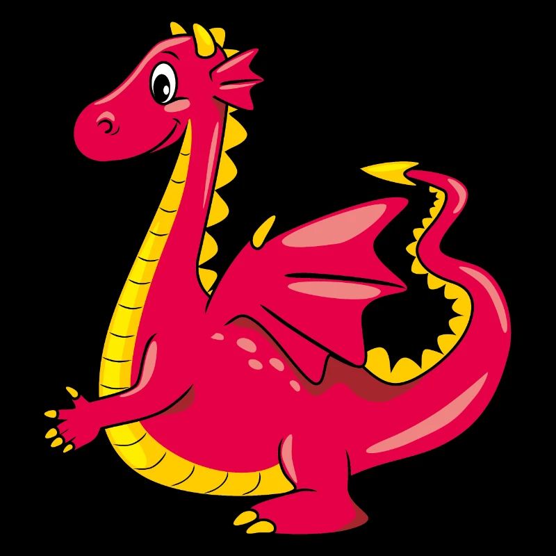 Dragon mignon caricatural