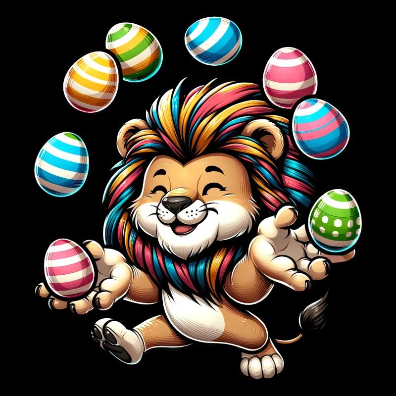 Easter Lion & Rat Jugglers