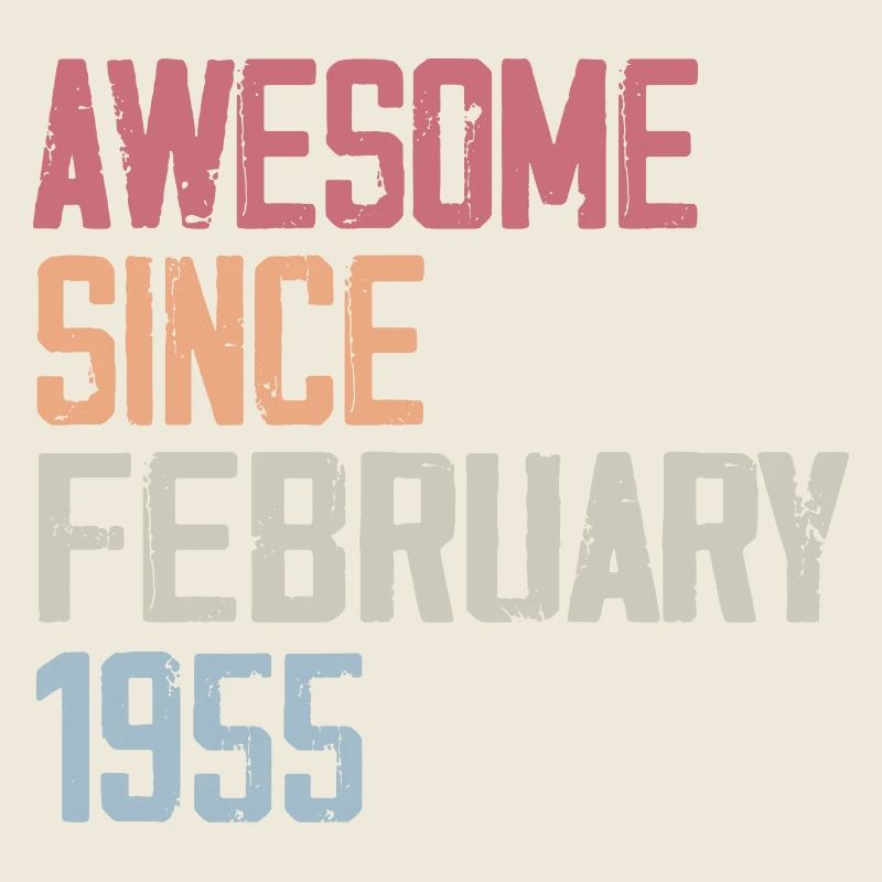 Février 1955, 69e anniversaire 1955 Fevrier 69 ans
