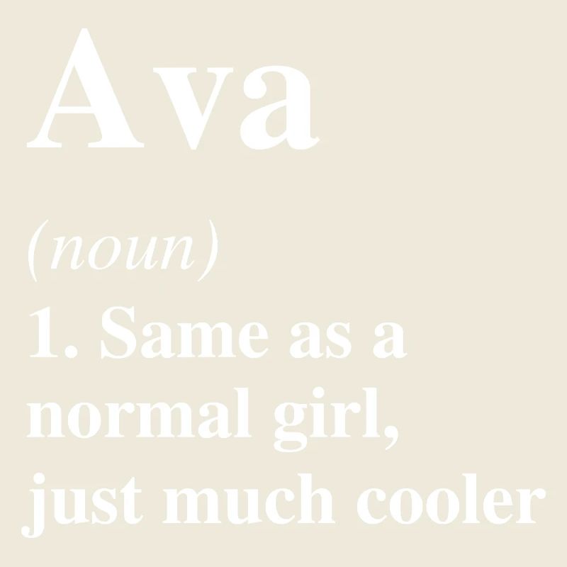 Ava Definition Cooler Name Spruch Geschenk