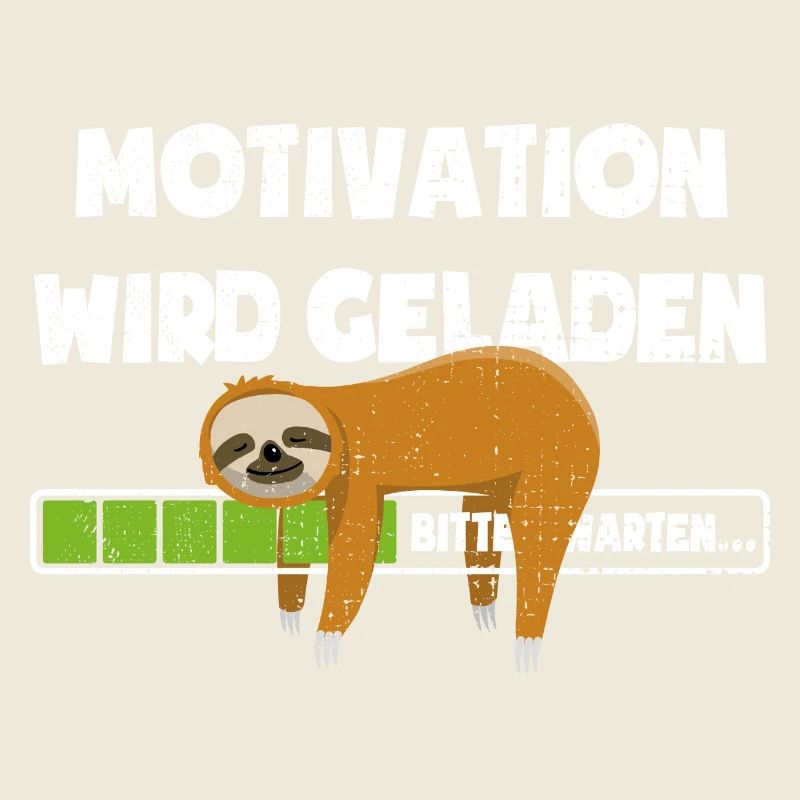 Faultier - Motivation wird geladen - bitte warten