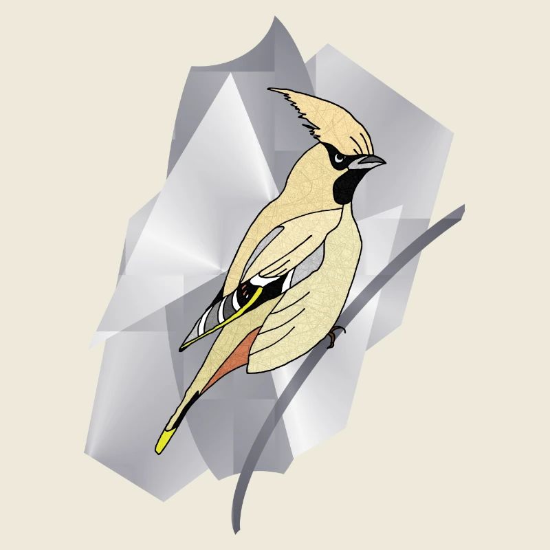 Der Vogel des Waxwing