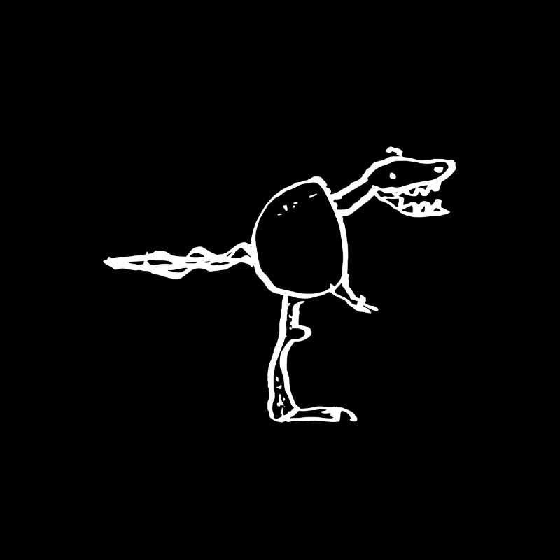 Tyrannosaurus Rex blanc