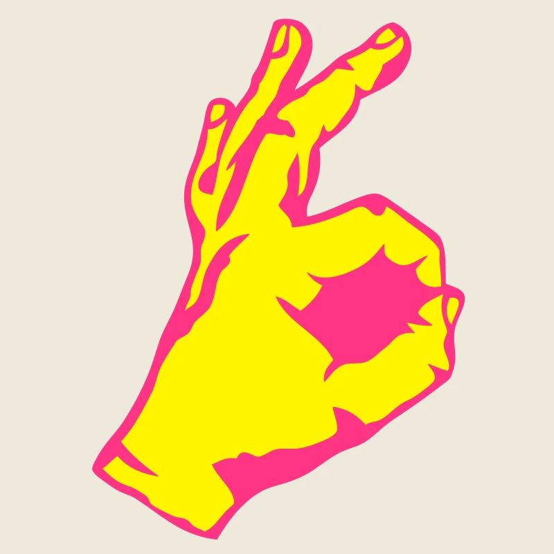 symbole impec valide doigt main signe