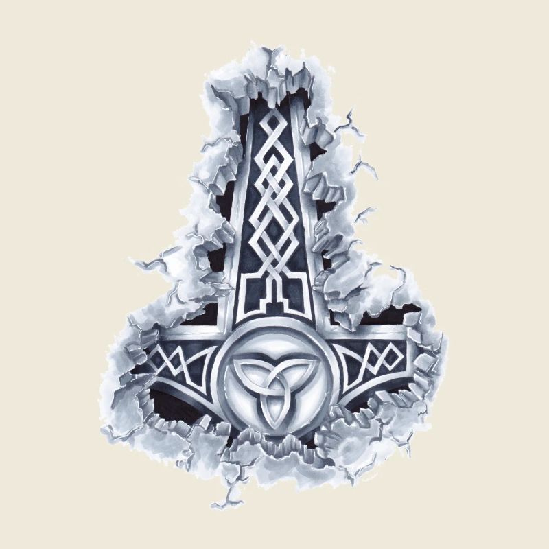 Thors Hammer à Stavros_ink32