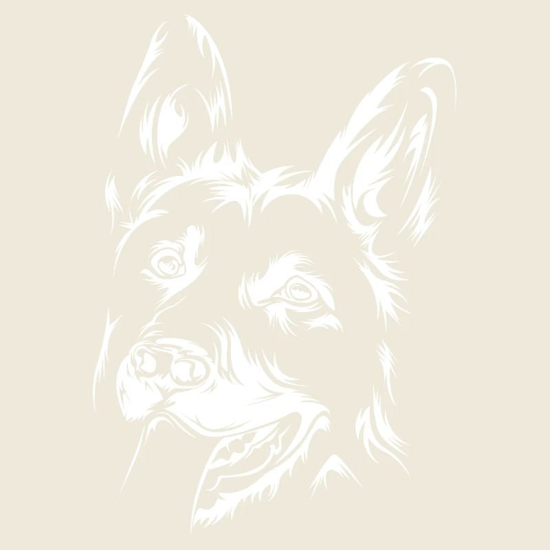 Dog Dogs Icon German Shepherd Illustration Icon
