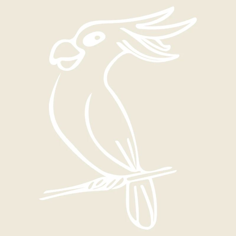 Kakadu Fun Portrait Oiseau Dessin