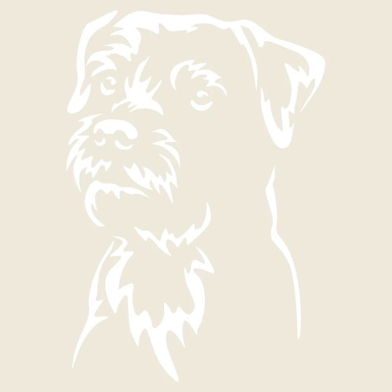 Border Terrier Head « Black Edition »