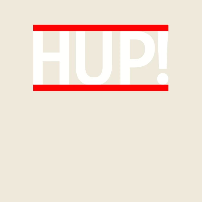 HUP! white and red
