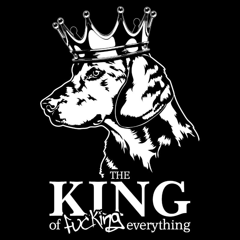 ALPENLÄNDISCHE DACHSBRACKE King Spruch Wilsigns