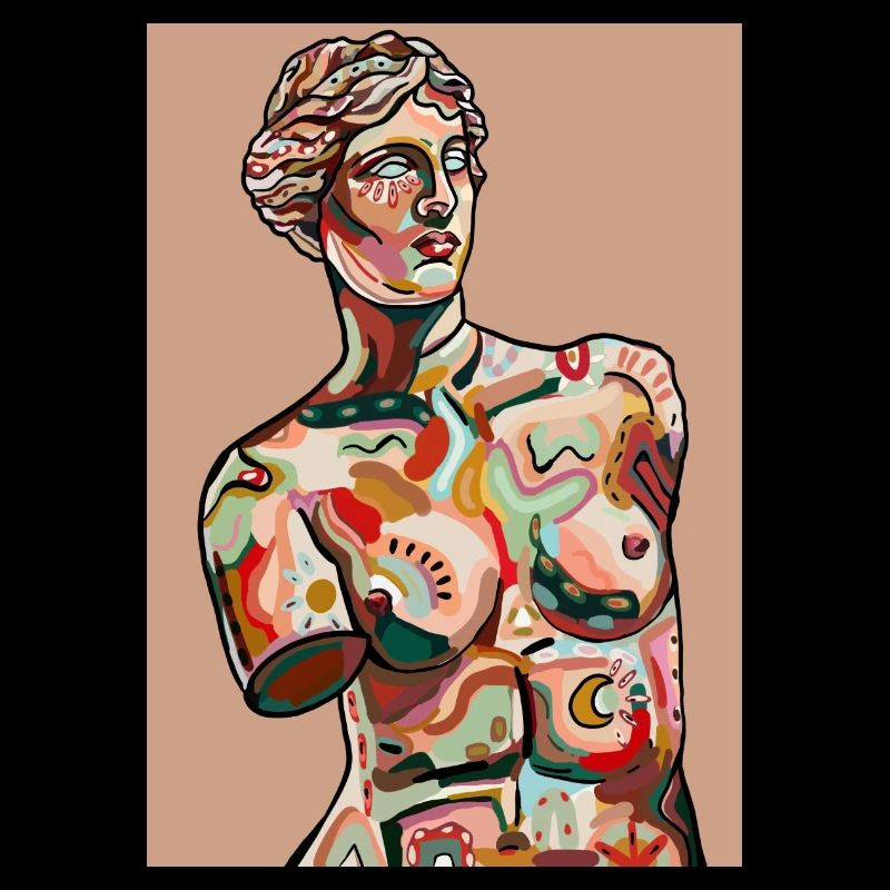 Venus mit Hintergrund