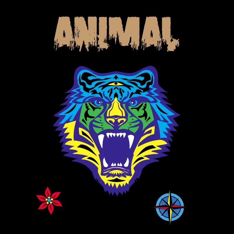 Bengal tiger scratch claw