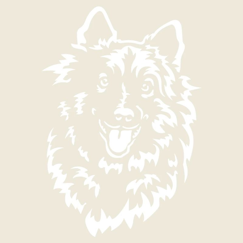 Wolfsspitz Head « Black Edition »