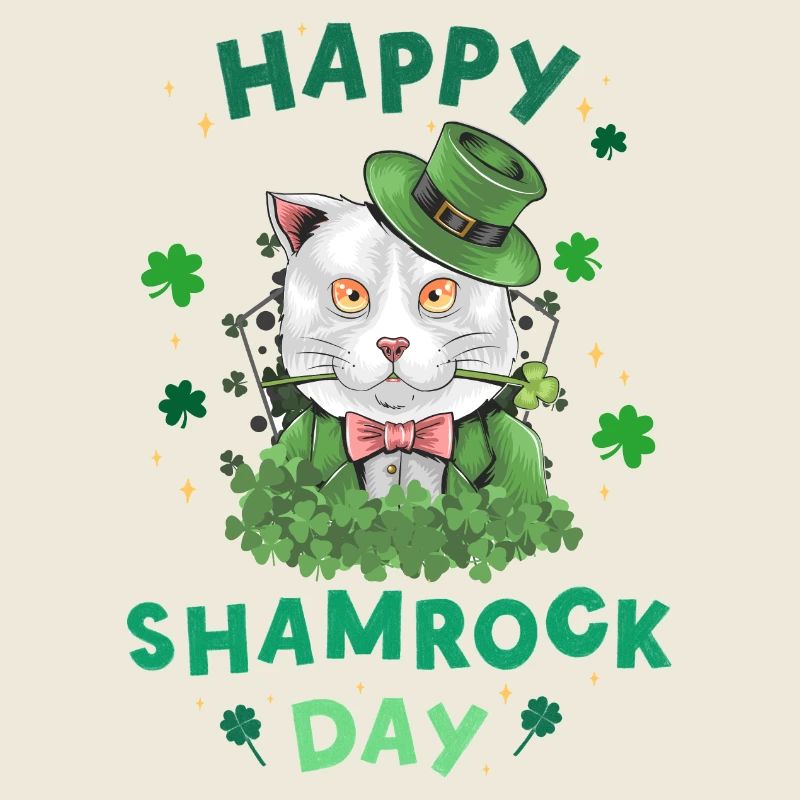 Bonne journée de trèfle. La Saint-Patrick!