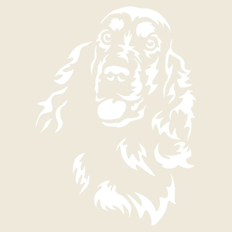 Cocker Spaniel Head « Black Edition »