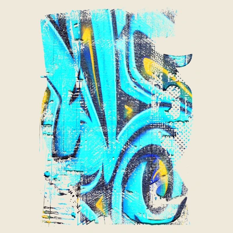Graffiti style Splash hip hop colors painter color