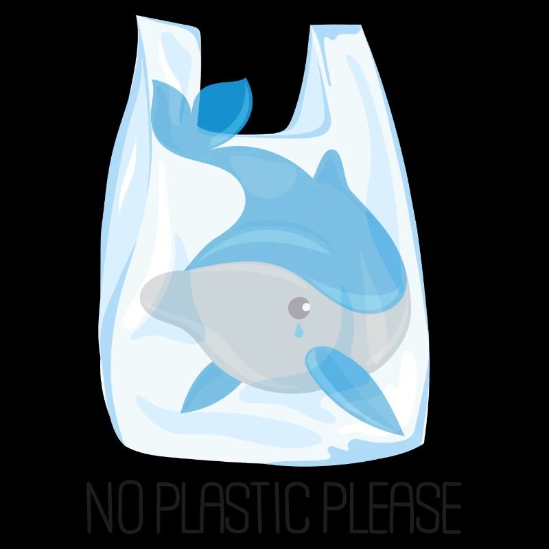 Bitte kein Plastik - Dolphin