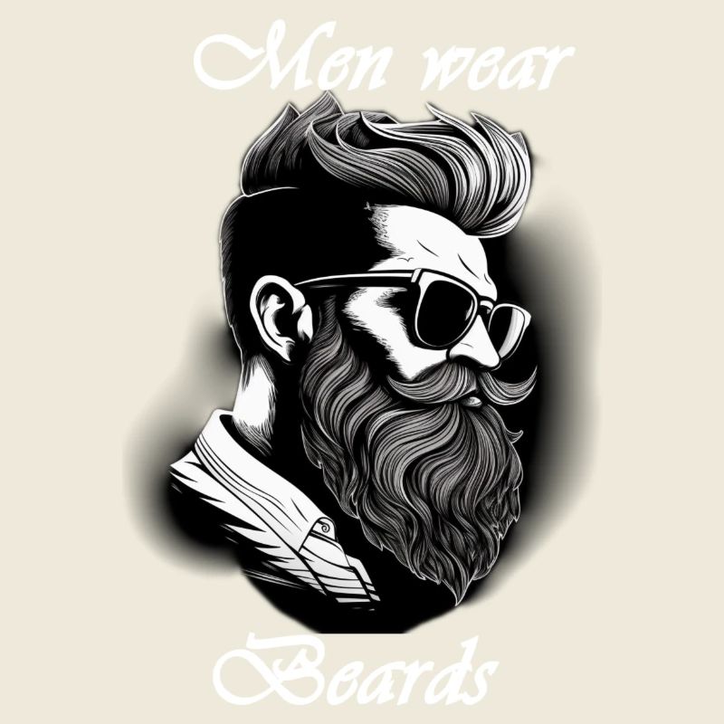 Men wear beards white