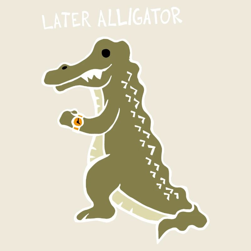Later Alligator (White)