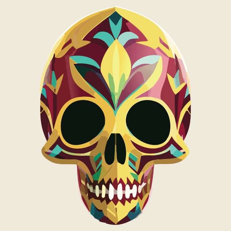 Calavera - Colorful Skull