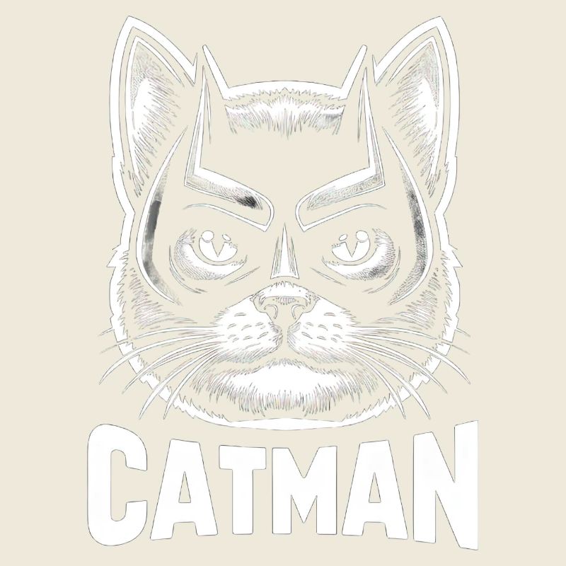 Catman Chat super-héros avec masque