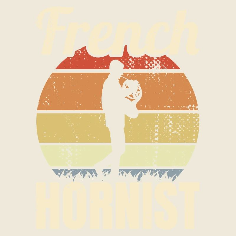 Corniste français look vintage