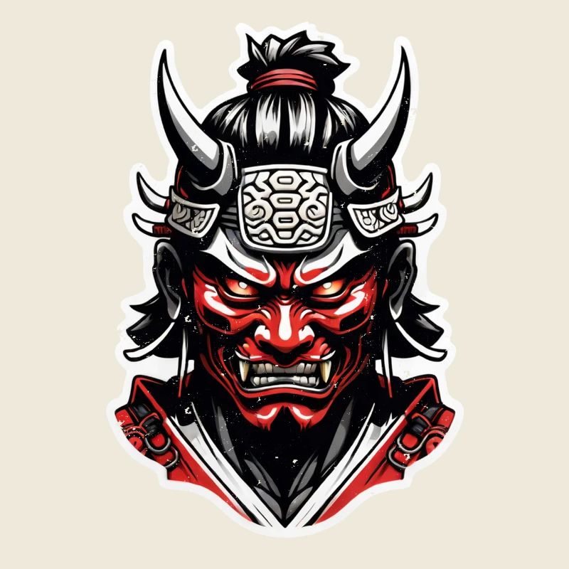 Samurai-Krieger - Japan - Dämon