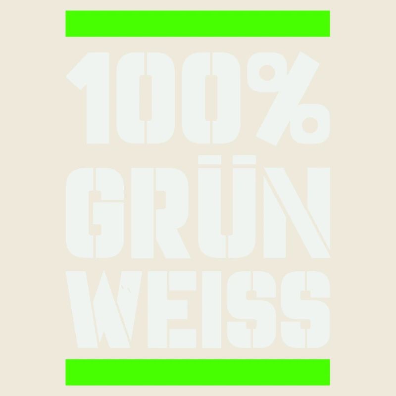 100 green white
