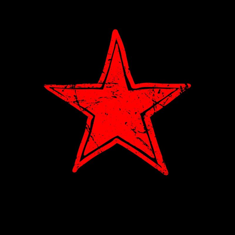 star drawn path red