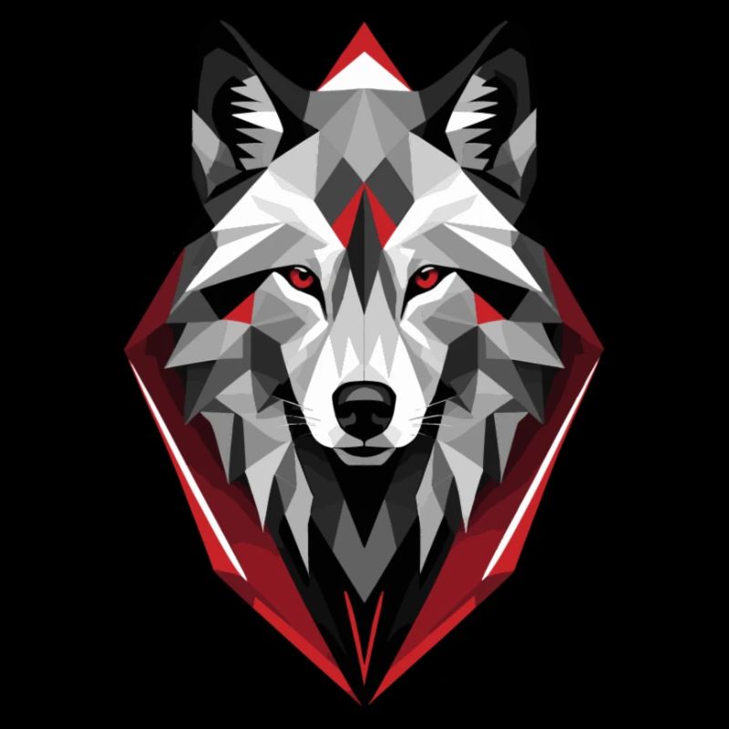 Geometrischer Wolf