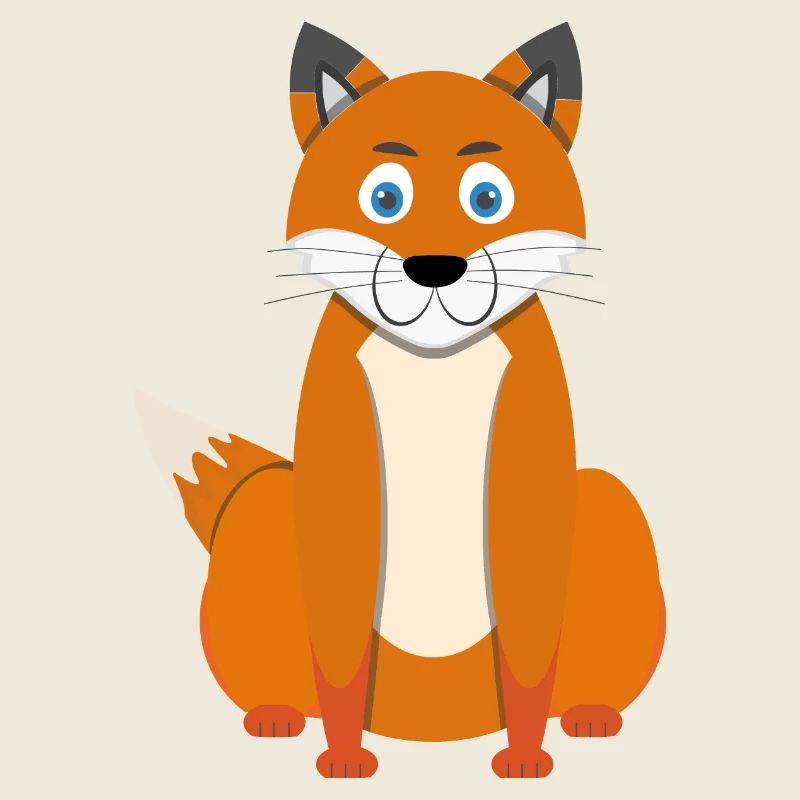 Renard de dessin animé