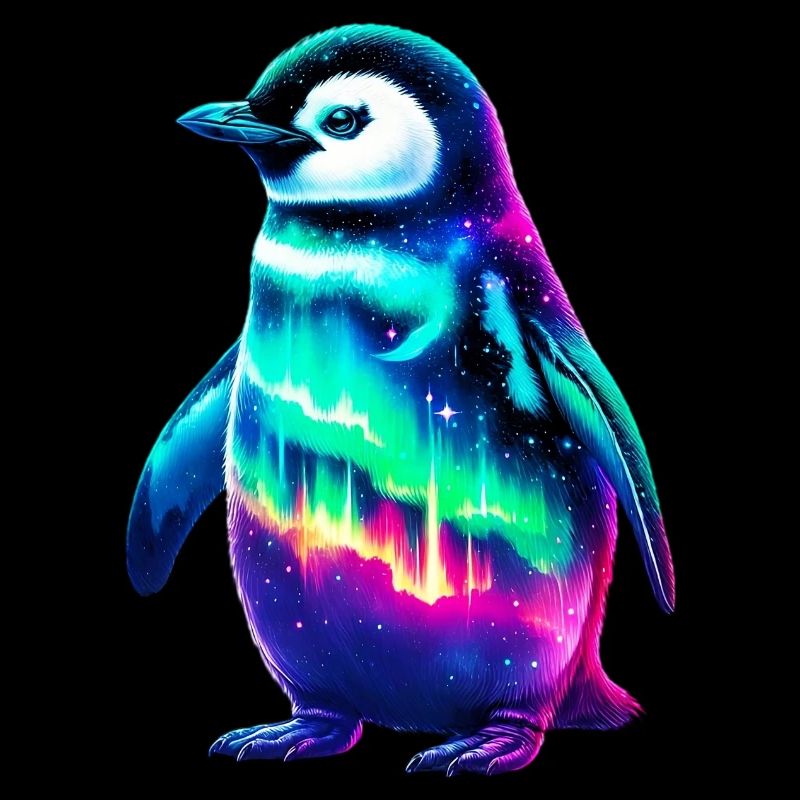 Aurora Borealis Pinguin