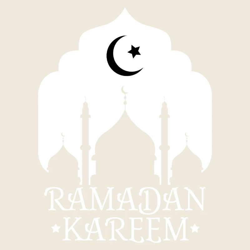 Ramadan Kareem Blanc