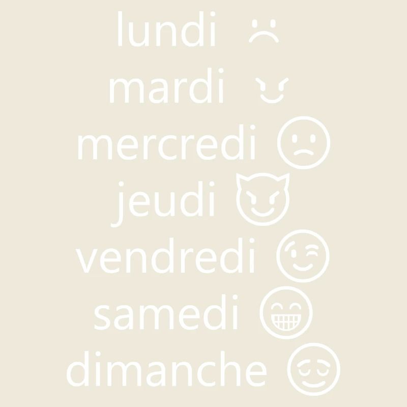 lundi mardi......