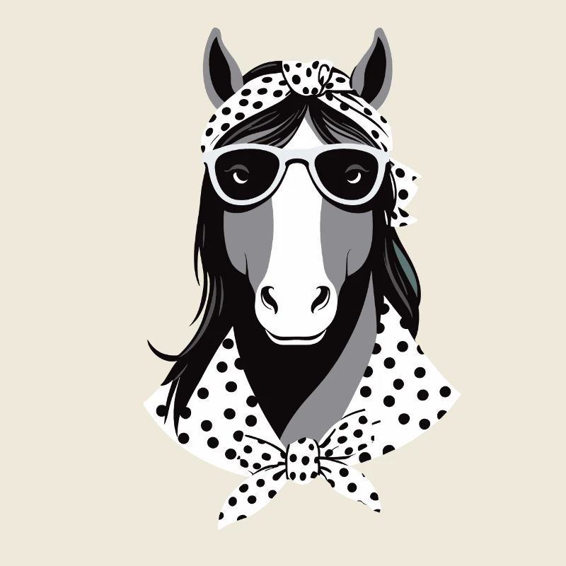 Mama Pferd Pferdeliebhaber Mutter Stilvolle Design