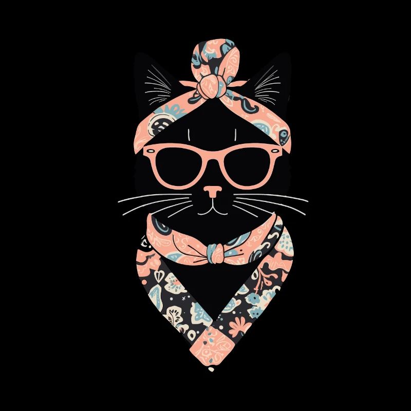 Mignon Chat Maman Cat Amant Maman Style
