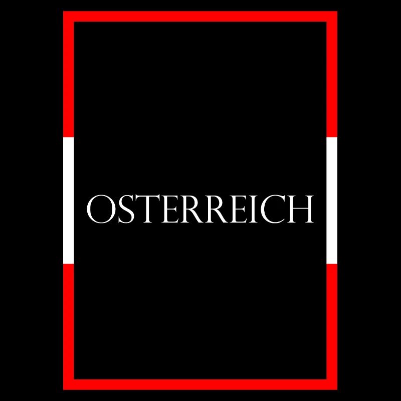 Austria Austria, Statement lettering with flag