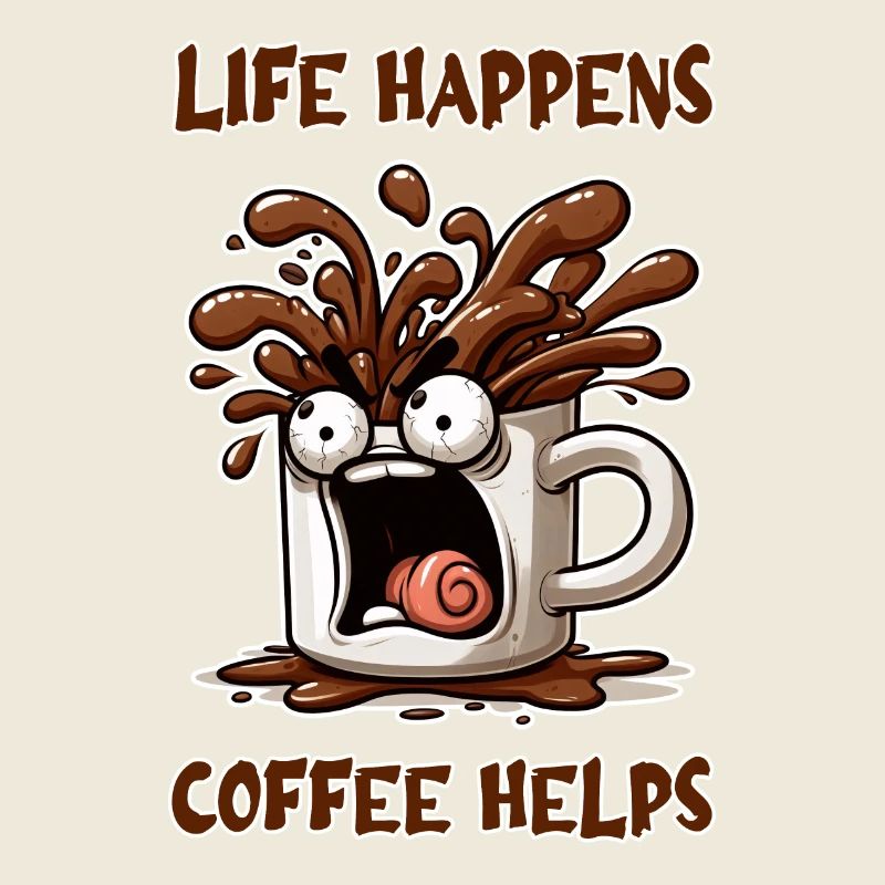 La vie arrive, le café aide