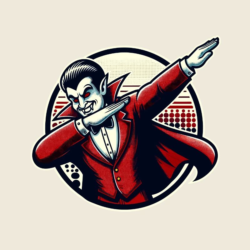 Dabbing Vampire Funny Dabbing Design Halloween