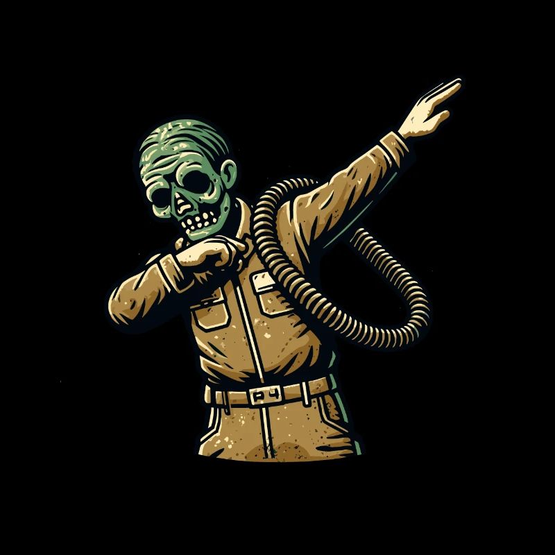 Dabbender Zombie Lustiges Dabbing Design