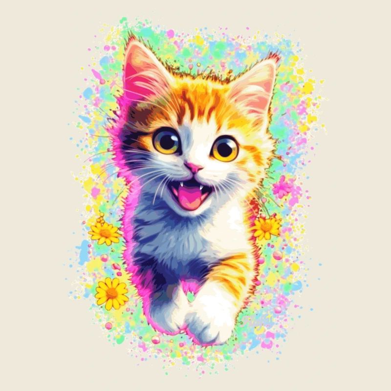 Happy Kitten 🌼🌸