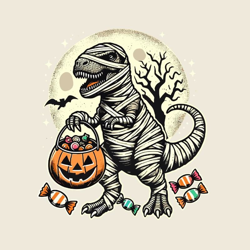 Drôle de T-Rex Maman Aime Les Bonbons