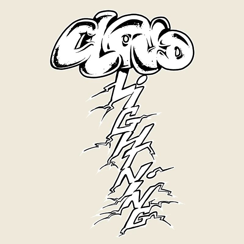 Temps orageux (noir et blanc)
