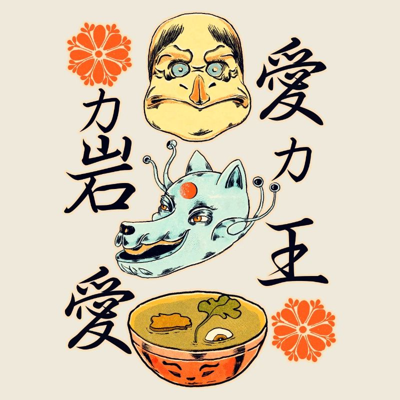 Kitsune und Ramen_ dunkle Materialien