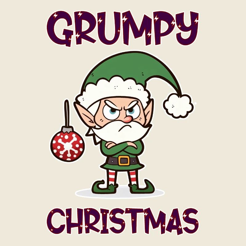 Grumpy Christmas Elf