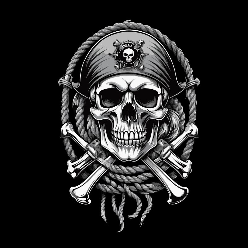 Drapeaux de pirate crâne Jolly Roger costume de pirate