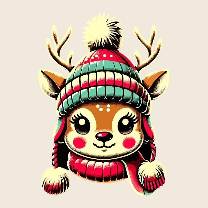 Adorable design vintage Noël