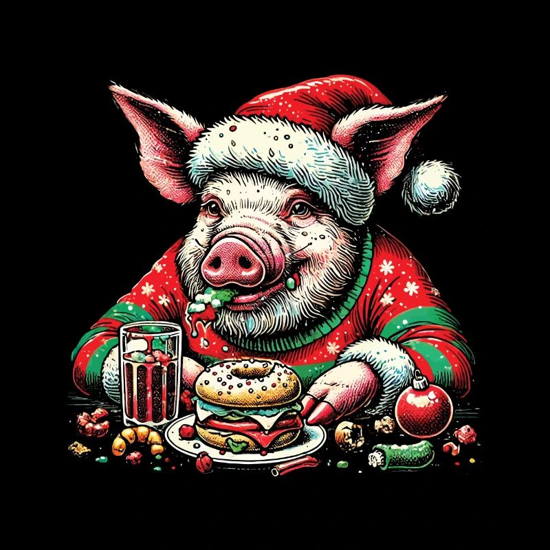 Christmas Pig Gluttony Fun